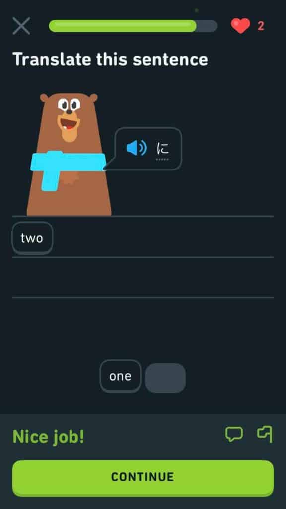 Duolingo-Japanes-Review-Translate-Two