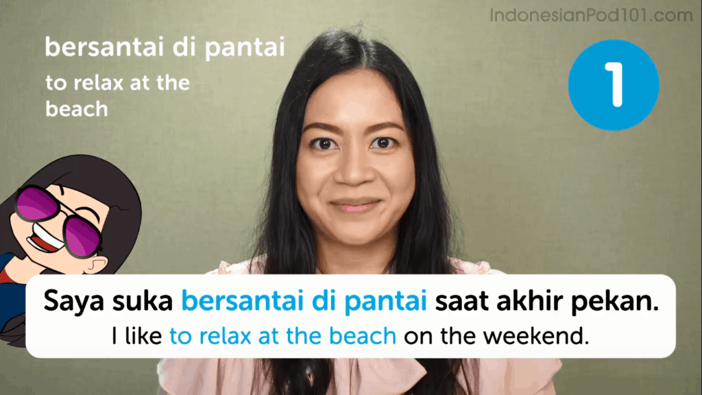IndonesianPod101-Review-Video-Lesson-Beach